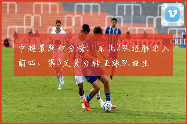 中超最新积分榜：东北2队连胜杀入前四，第3支负分转正球队诞生